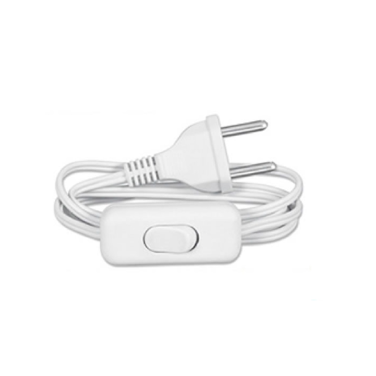 CABO C/INTERRUP+PINO BCO 1,5MTS  1567BC