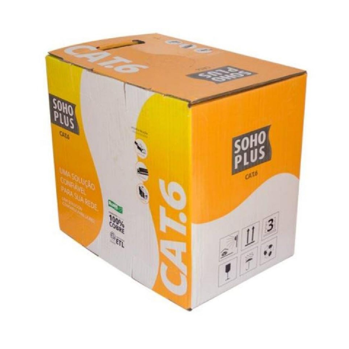 CABO MULTILAN  CAT 6 23AWGX4P VERMELHO - FURUKAWA