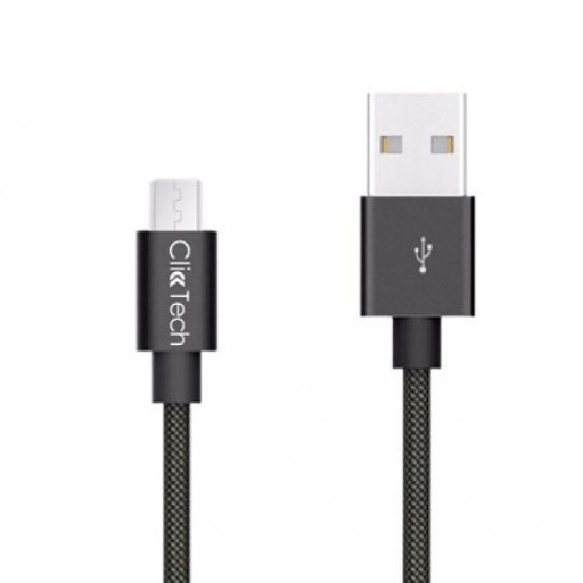 CABO USB P/ CELULAR V8 NYLON 1 MT BRANCO