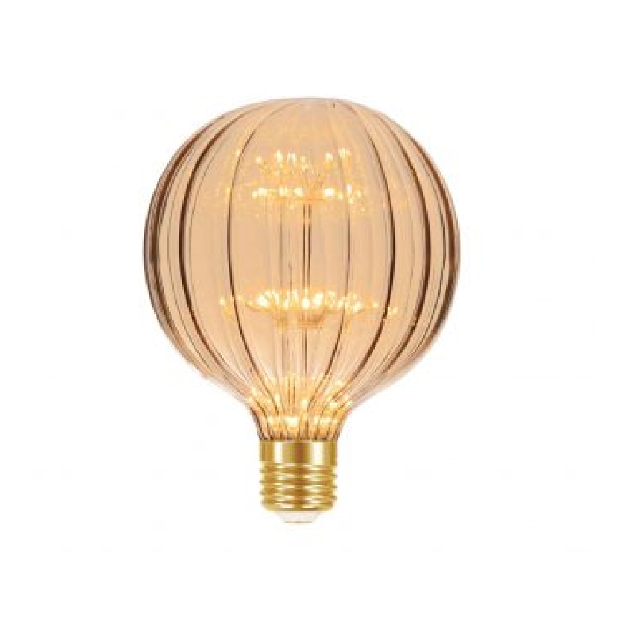 LAMPLED FILAM FIREWORKS 2W G125 AMBAR TASCHIBRA