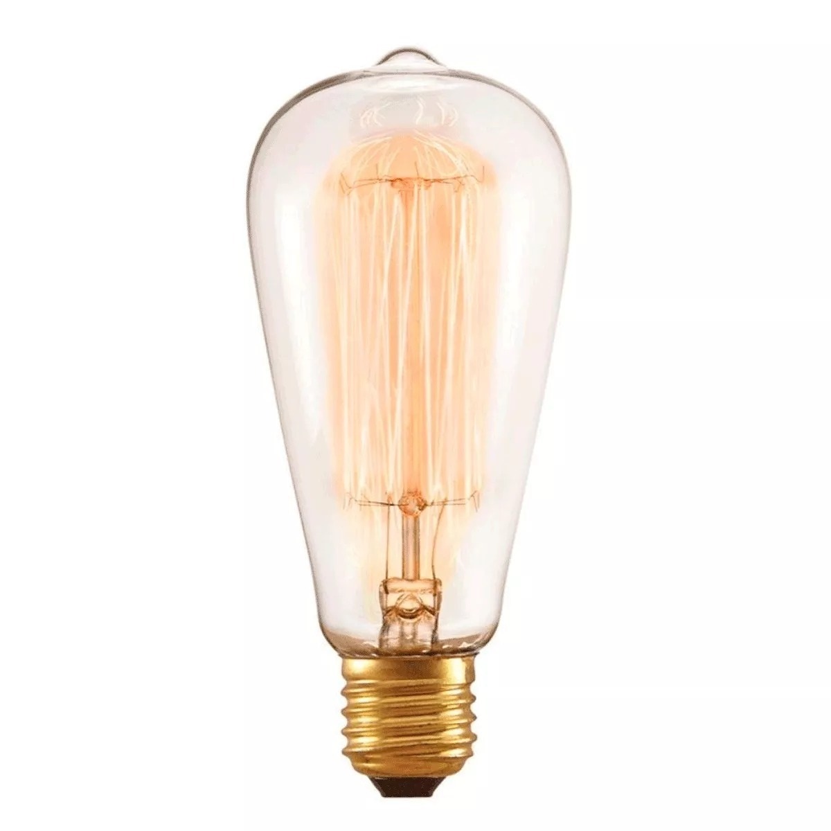 LAMPADA LED FILAMENTO 4W ST64 AMBAR - TASCHIBRA