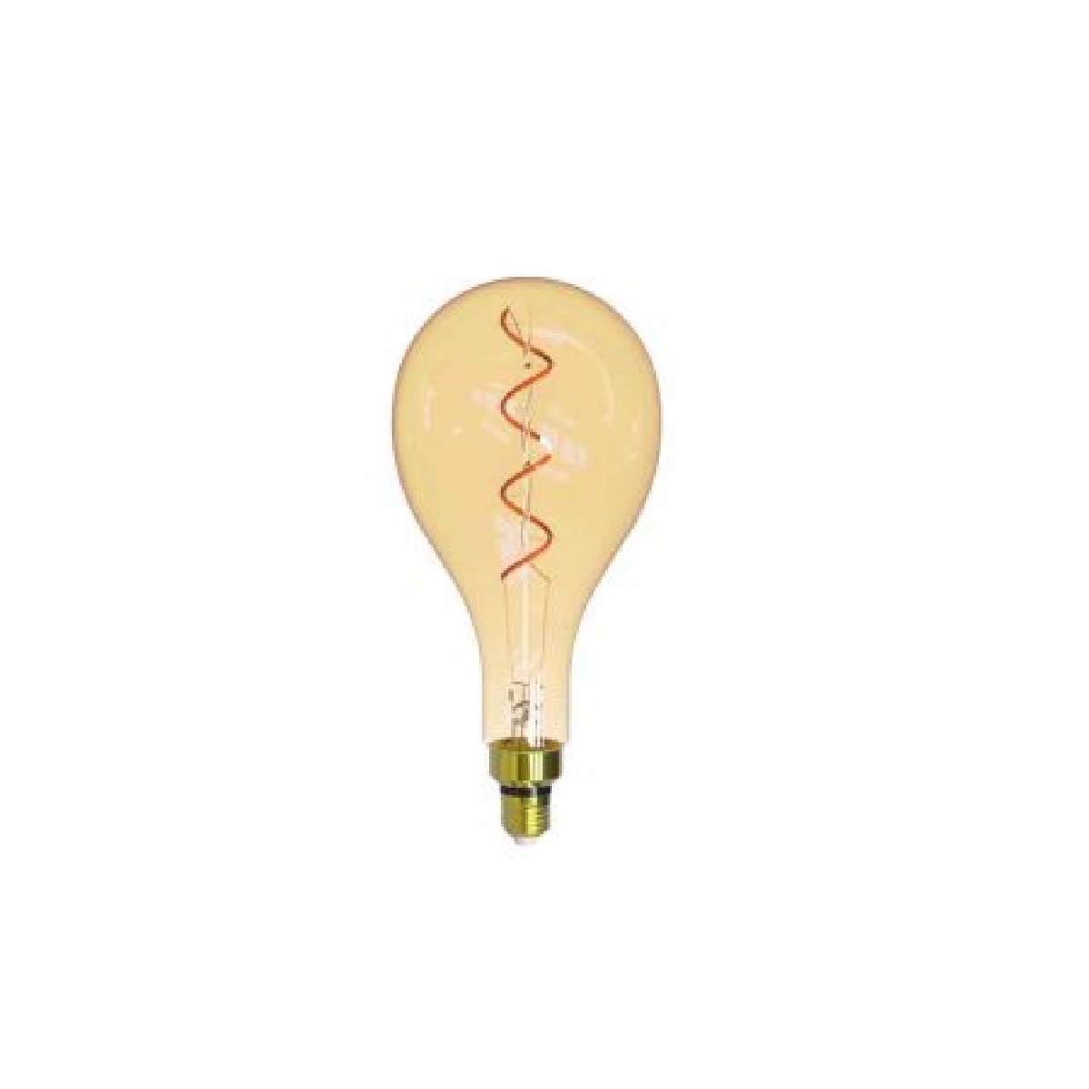 LAMPADA LED FILAMENTO GIANT GOTA AUTOVOLT AMBAR TASCHIBRA