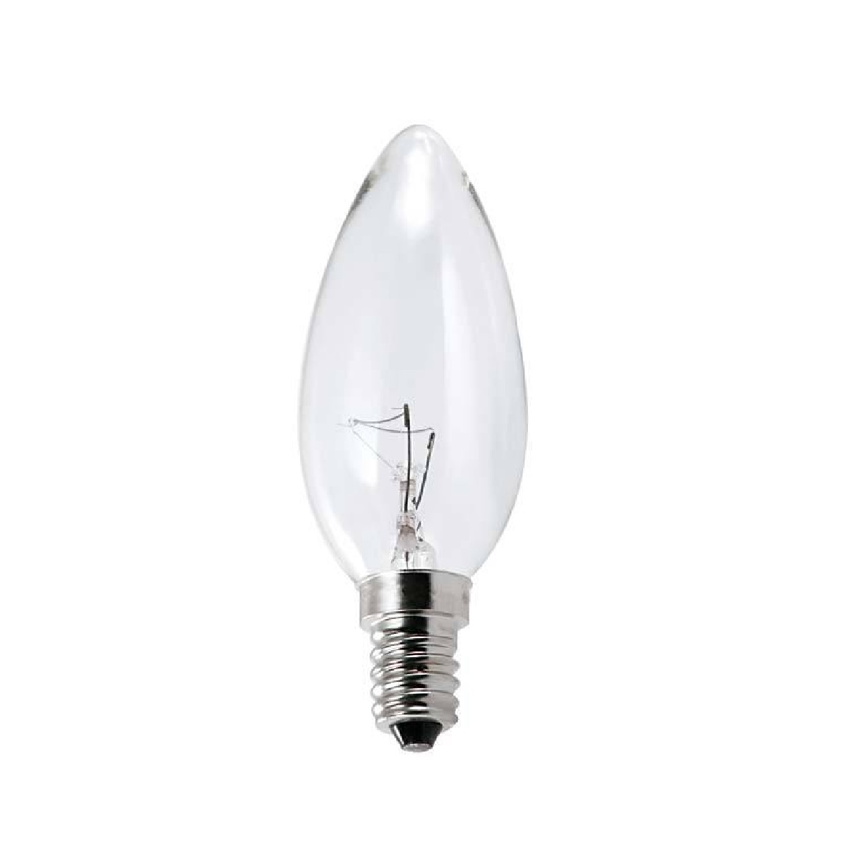 LAMPADA DECORATIVA VELA LISA 40W E14 220V CLARA TASCHIBRA