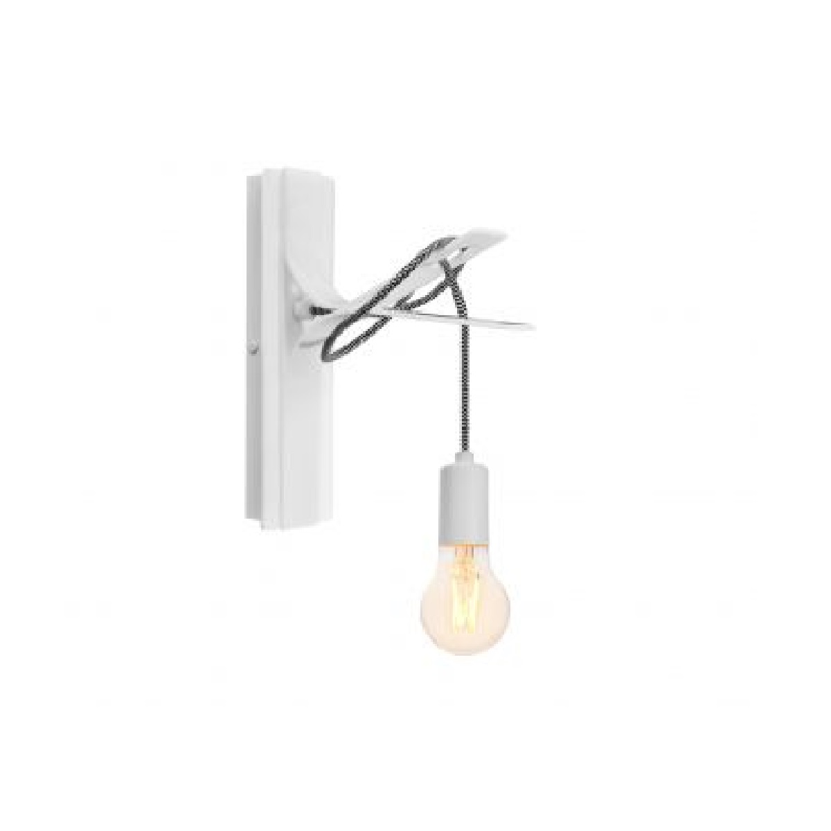 ARANDELA MOONY 1XE27 BRANCO TASCHIBRA