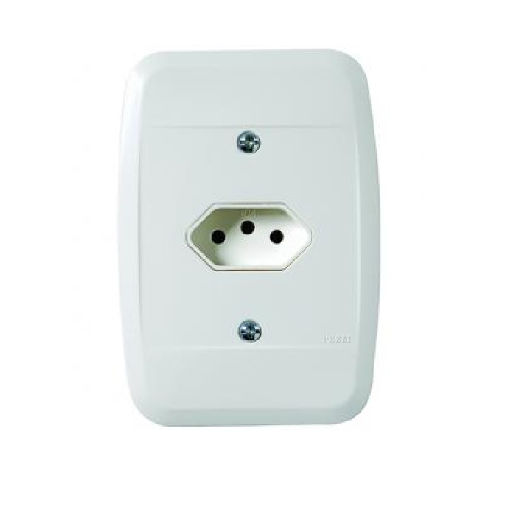 CONJUNTO 1 TOMADA 10A  PEZZI 40.000