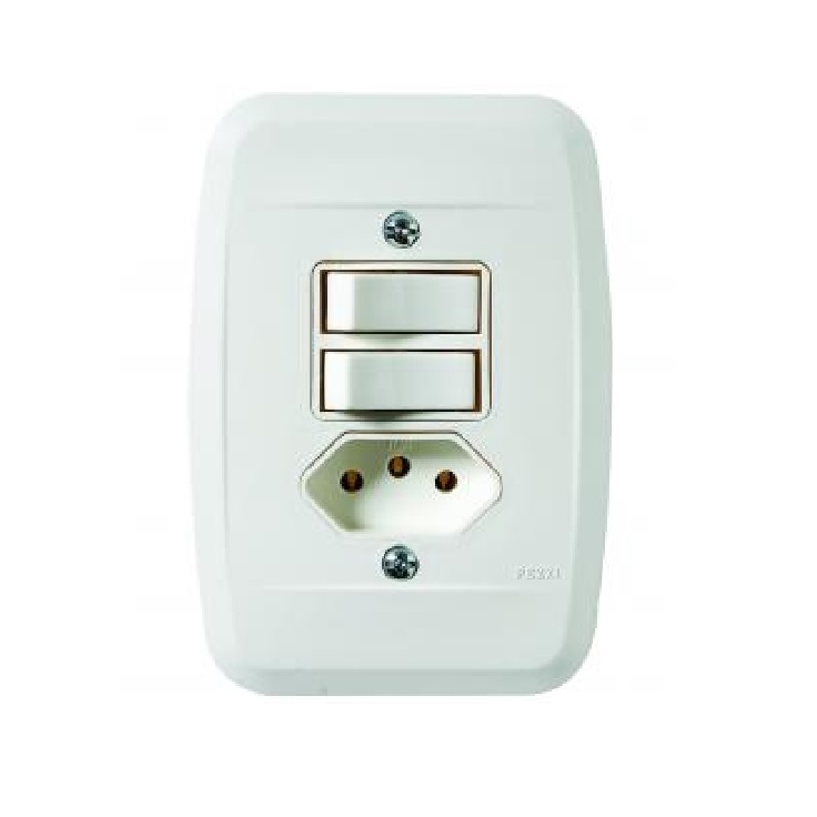 CONJUNTO 2 INT P+1 TOMADA 10A PEZZI