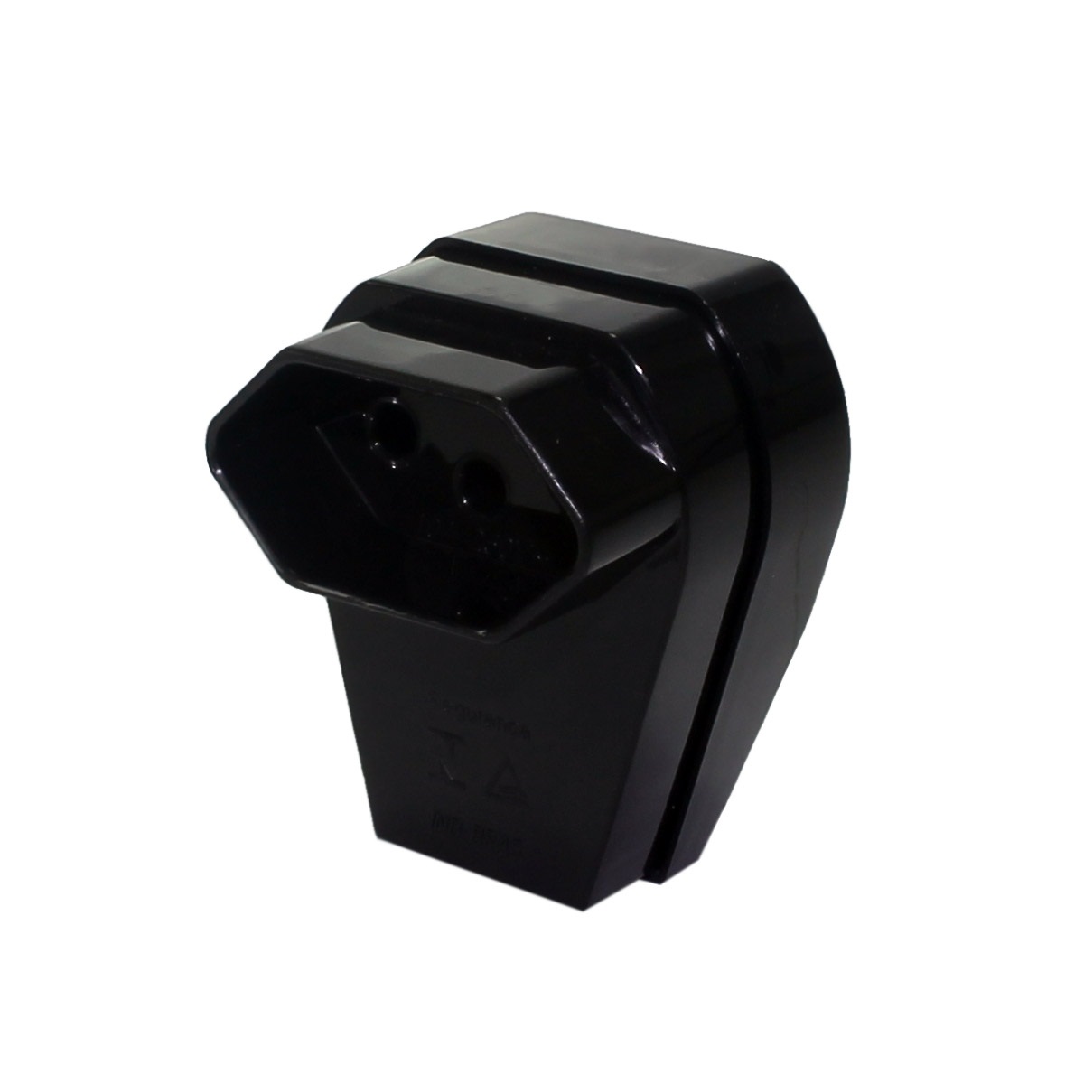 PINO ABNT 2P+T 10A  FEMEA PRETO PRENSA CABO PEZZI