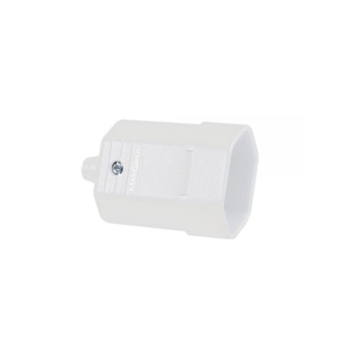 PINO ABNT 2P+T 10A  FEMEA RETO BRANCO MARGIRIUS