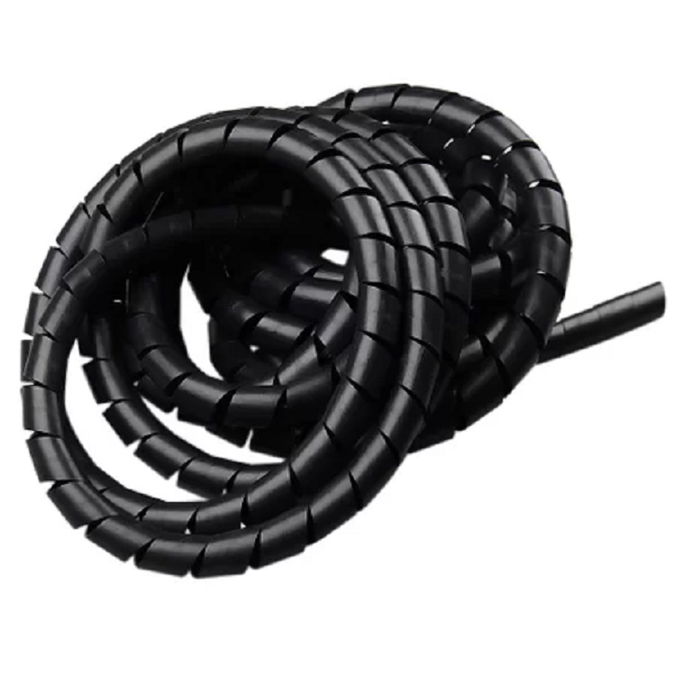 SPIRAL TUBE PRETO 1/2 10-12MM ROLO 10 METROS - SIBRATEC / JNG