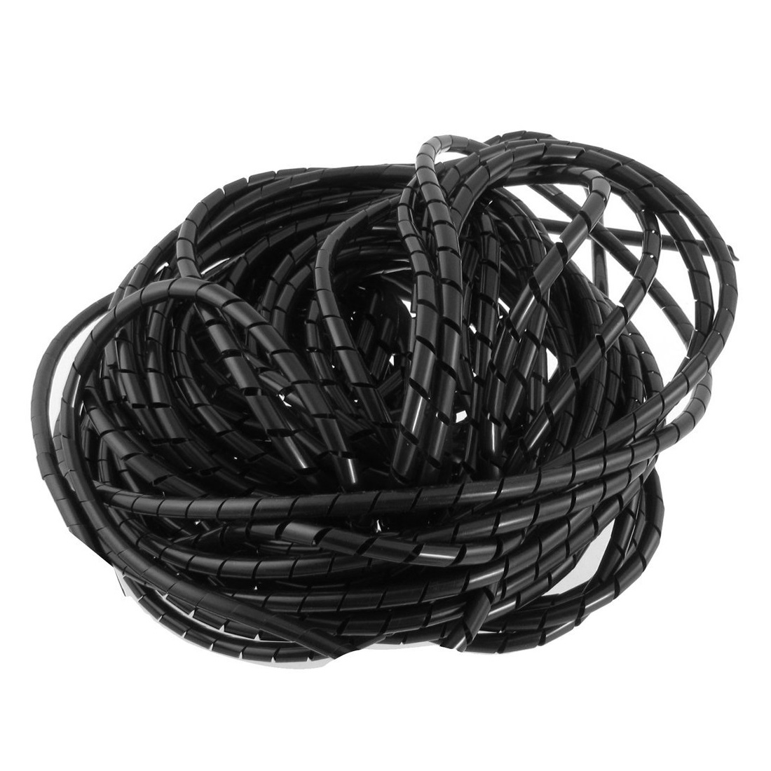 SPIRAL TUBE PRETO  1/4 6-8MM ROLO 10MT