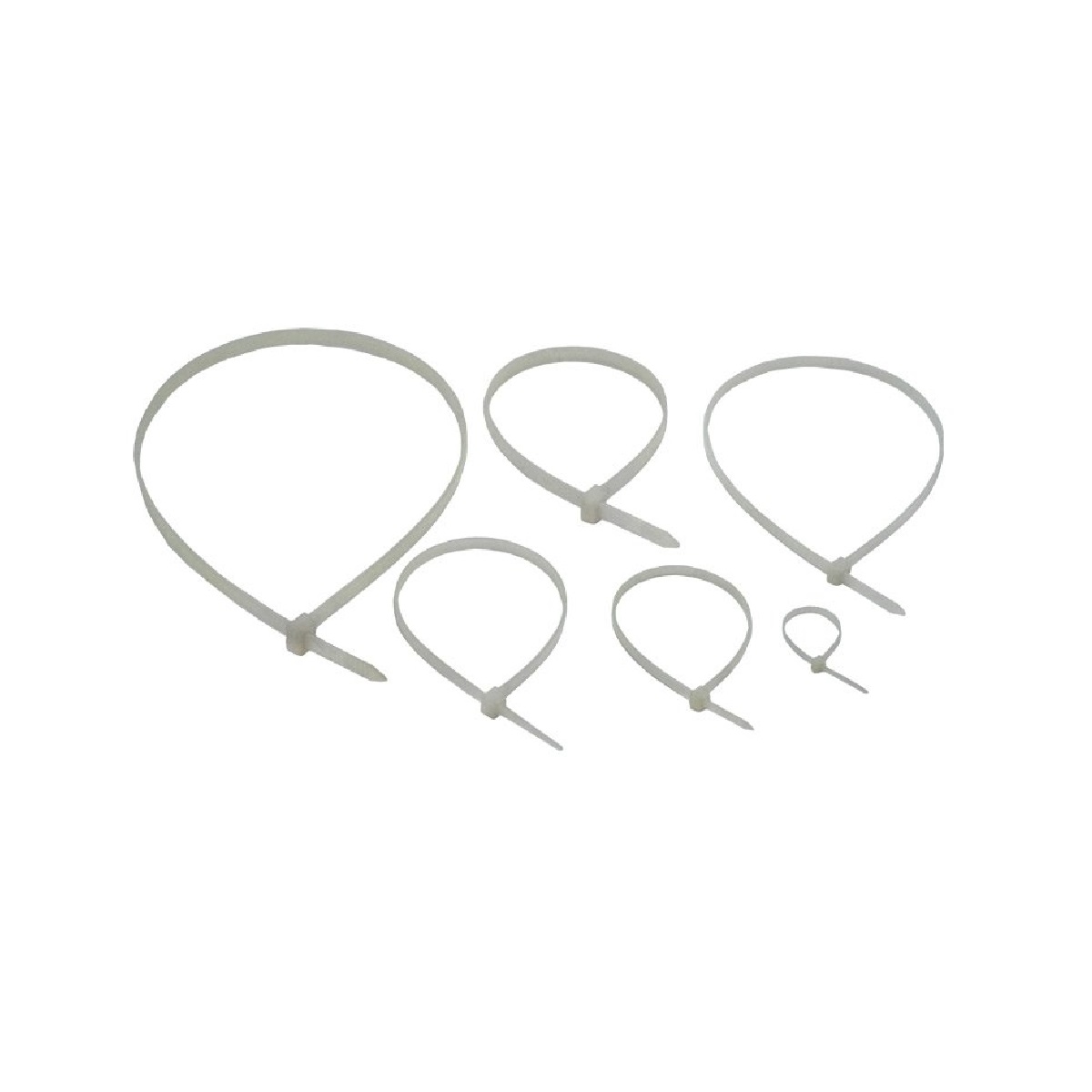 ABRAÇADEIRA NYLON  300 X 4,6 INCOLOR - SIBRATEC / JNG