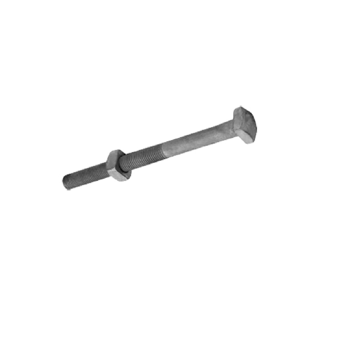 PARAFUSO MAQUINA 1/2X30CM PASSANTE GALVANIZADO