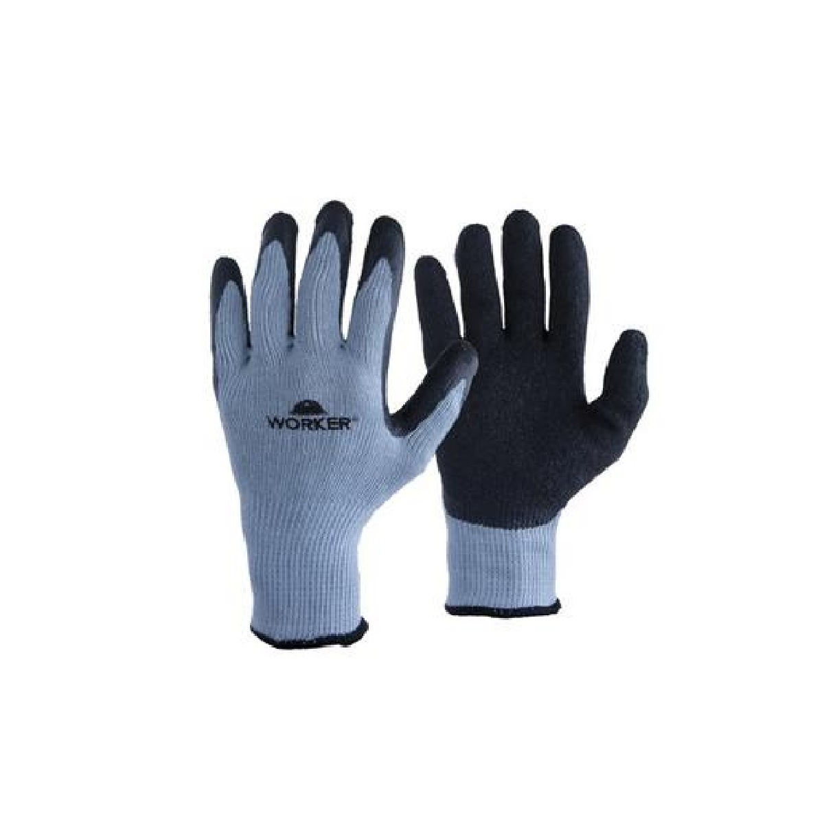 LUVA SEGURANÇA BANHADA LATEX PR/CZ 9" - WORKER