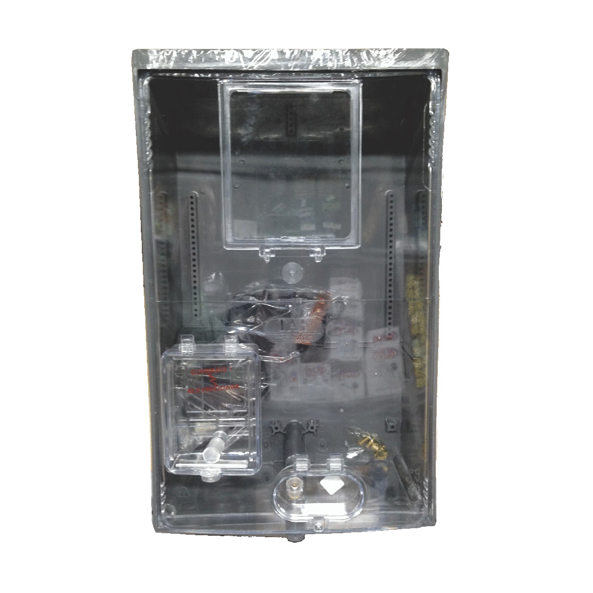 CAIXA MED  MONOF POLICARB C/ SUP DPS - VIDRO