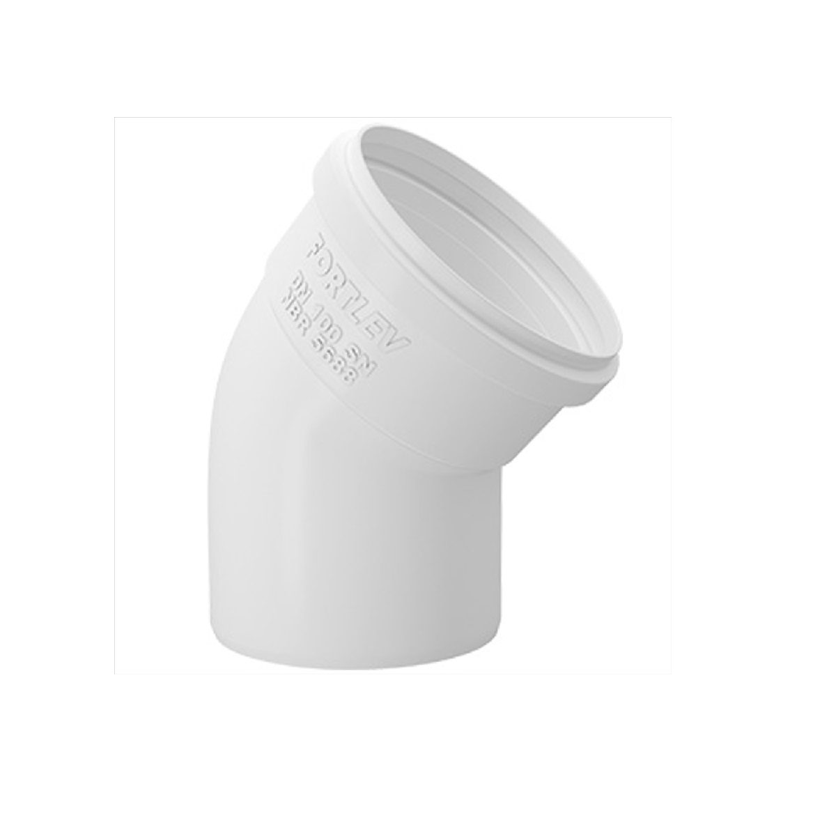 H JOELHO 45 ESGOTO SERIE NORMAL  75MM