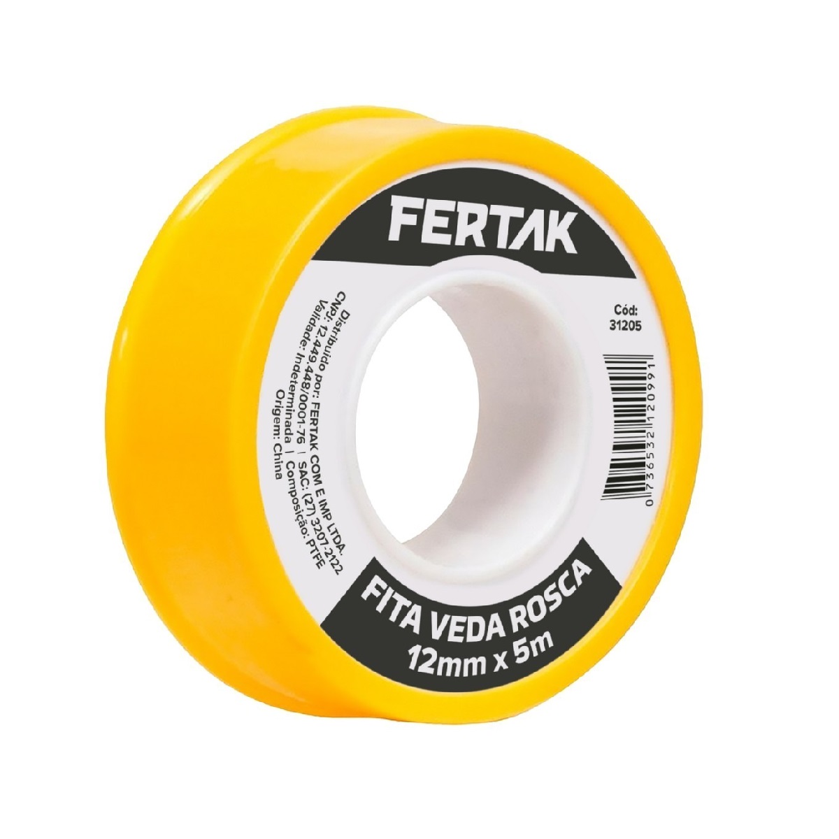FITA VEDA ROSCA 12MM X 5MT FERTAK