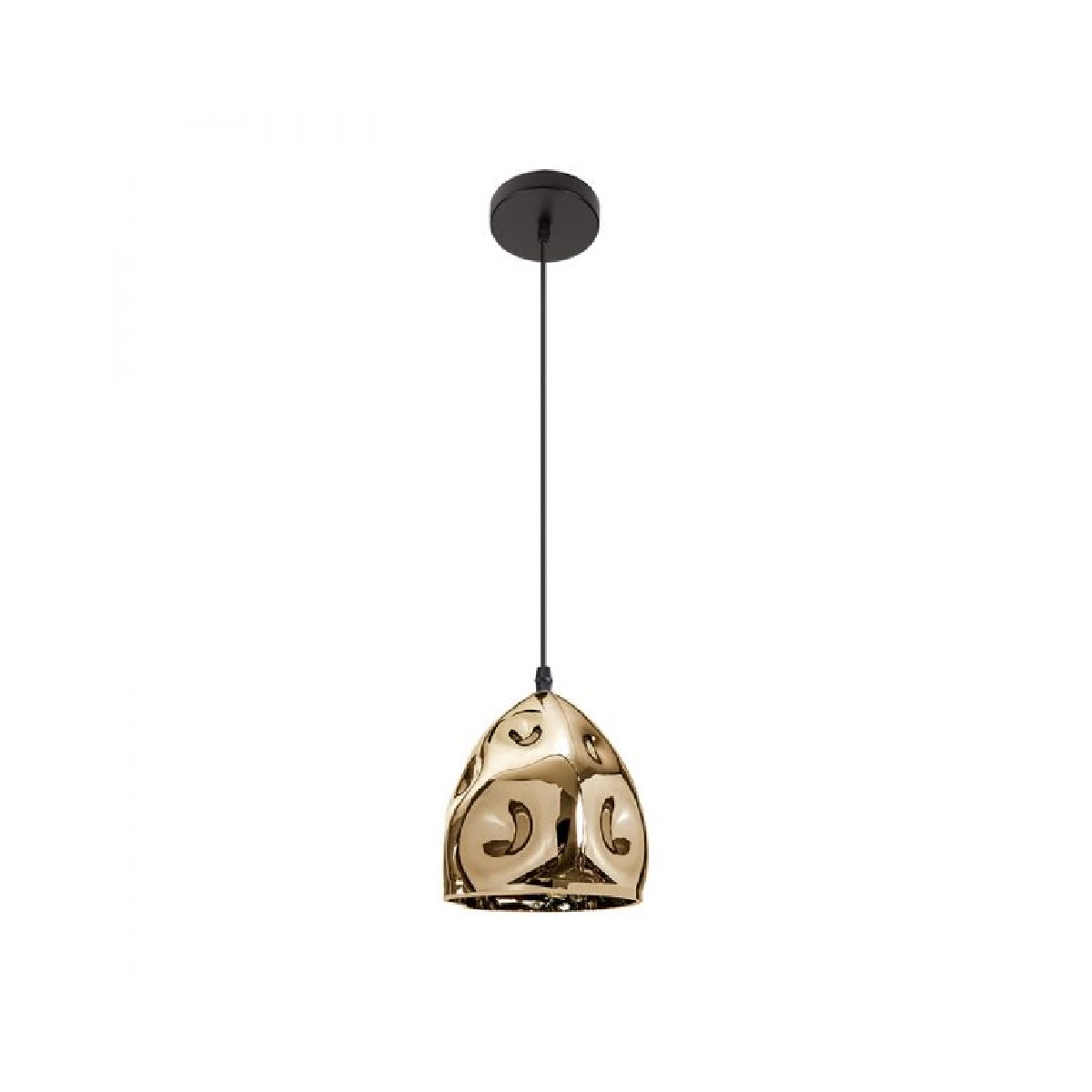 PENDENTE INMONTEPULCIANO 15X17CM E27 DOURADO LUCI