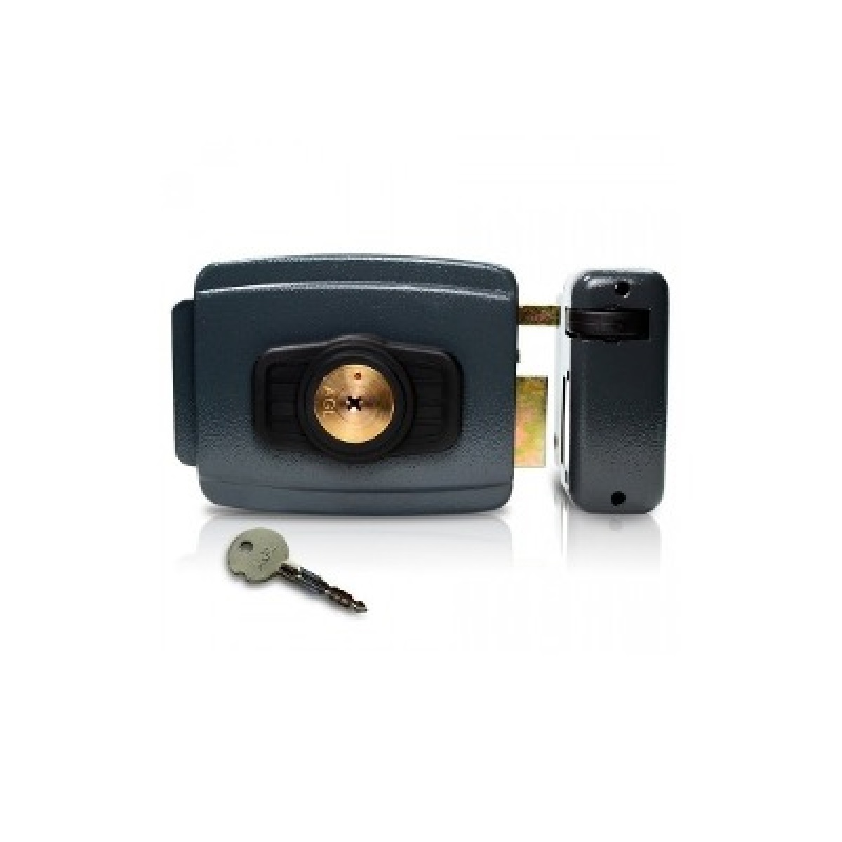 FECHADURA MINI - 12V PRETA - 42MM AGL