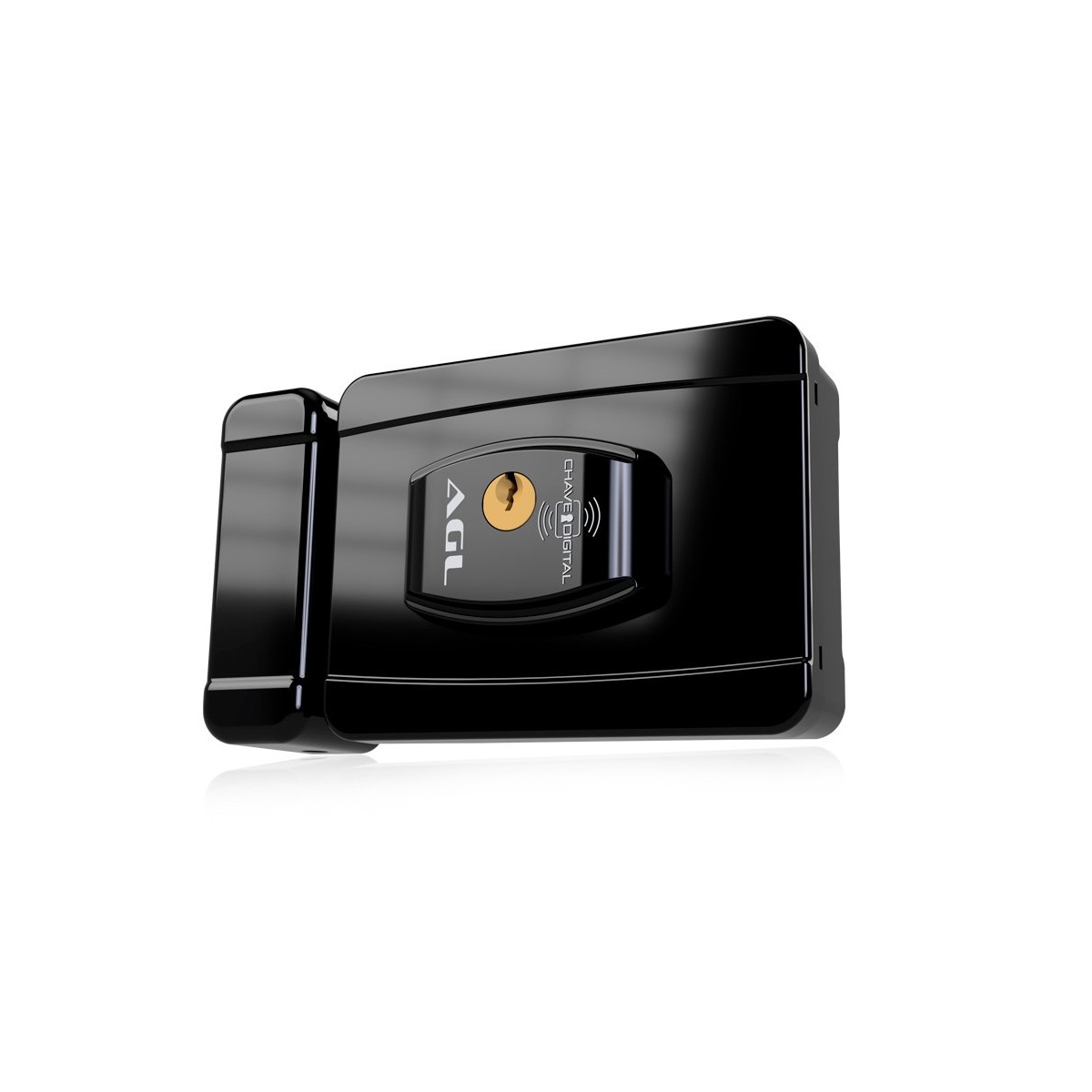 FECHADURA SMART CARD - 12V PRETA - AJUST  AGL