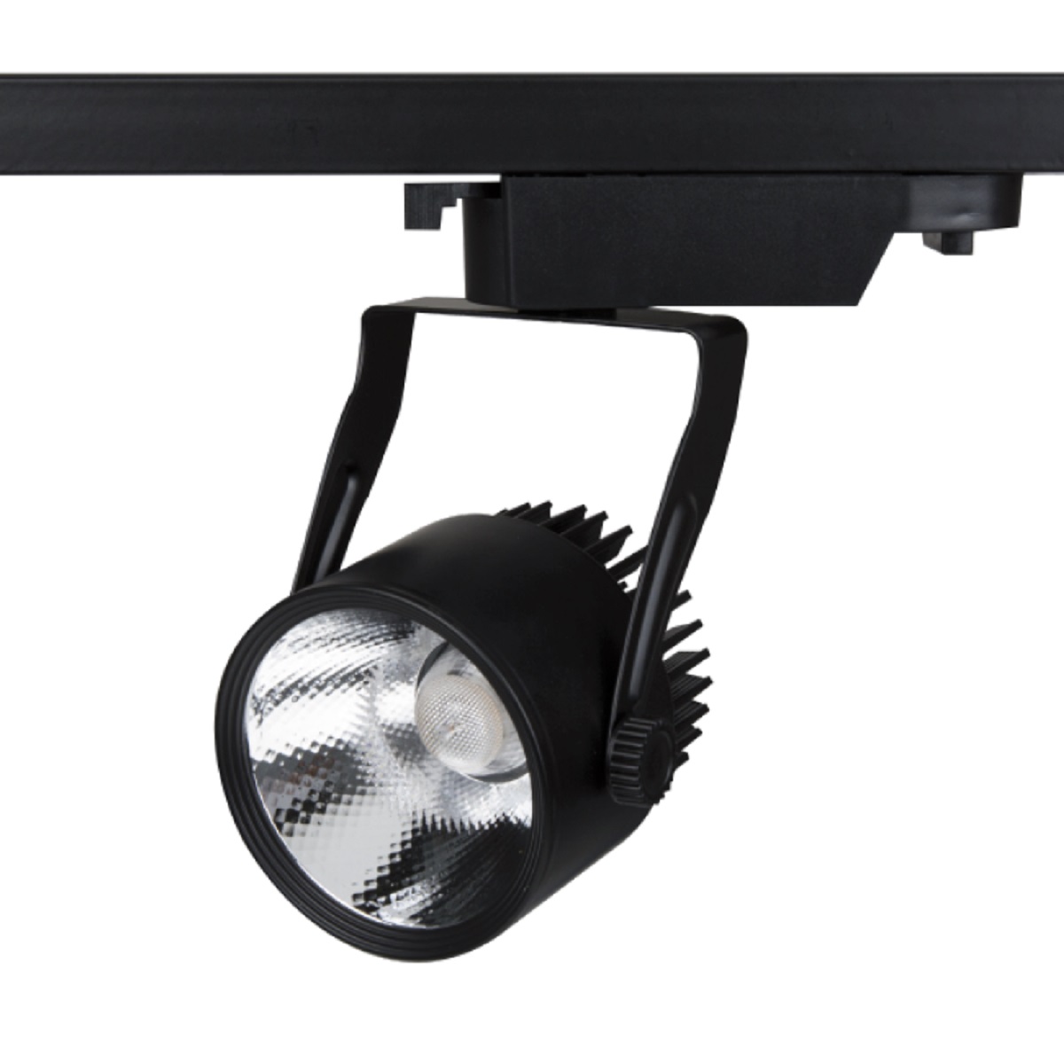 SPOT DE TRILHO LED PAR30 PRETO 18W 4000K ROMALUX