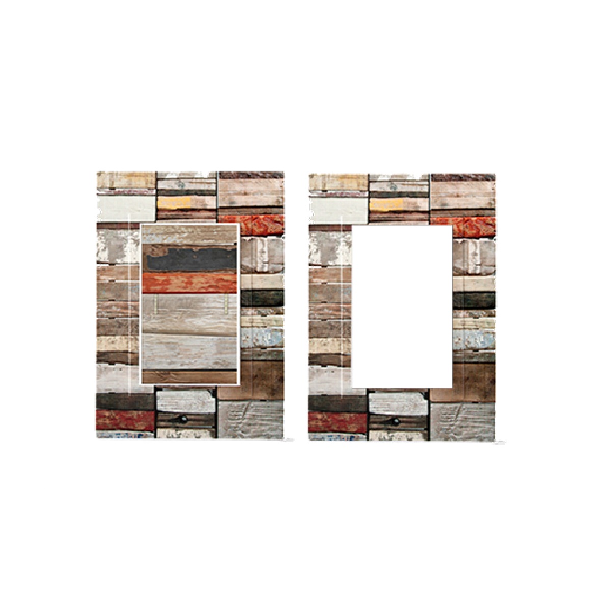 CONJUNTO INTERRUPTOR PARALELO TECLA GRANDE ZEN CONCEPT MADEIRA KALOP