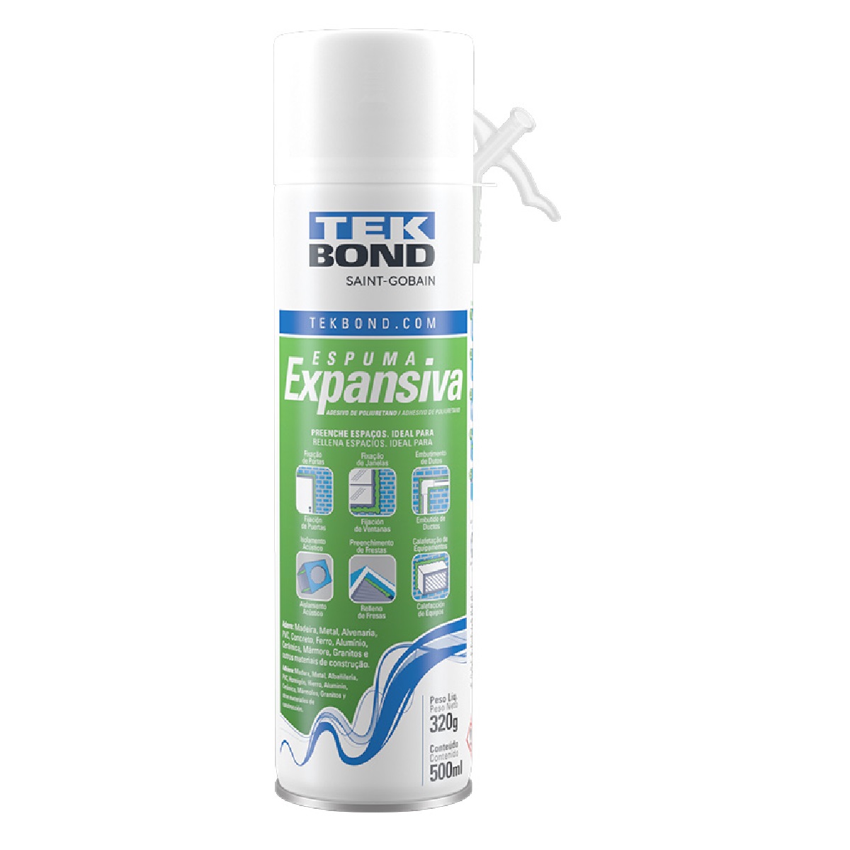 ESPUMA EXPANSIVA PU LATA 320G - TEKBOND