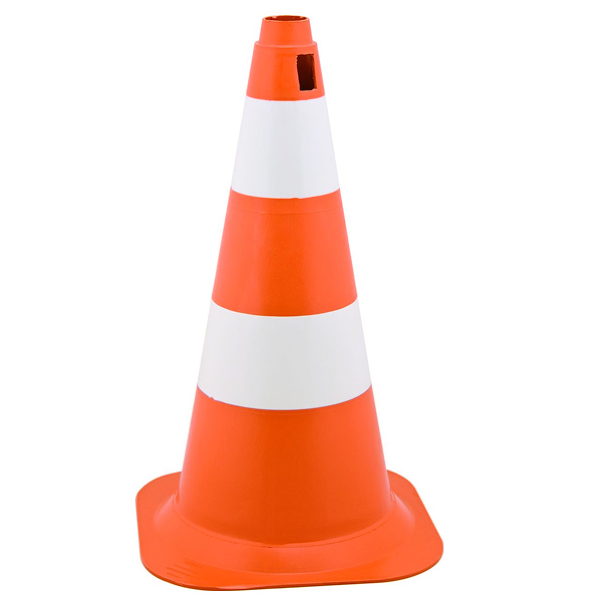CONE SINALIZACAO PVC 50CM LJ / BR