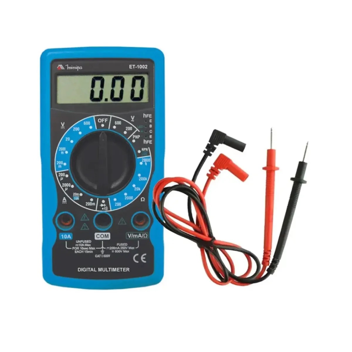 MULTIMETRO DIGITAL ET 1002 10A -  MINIPA