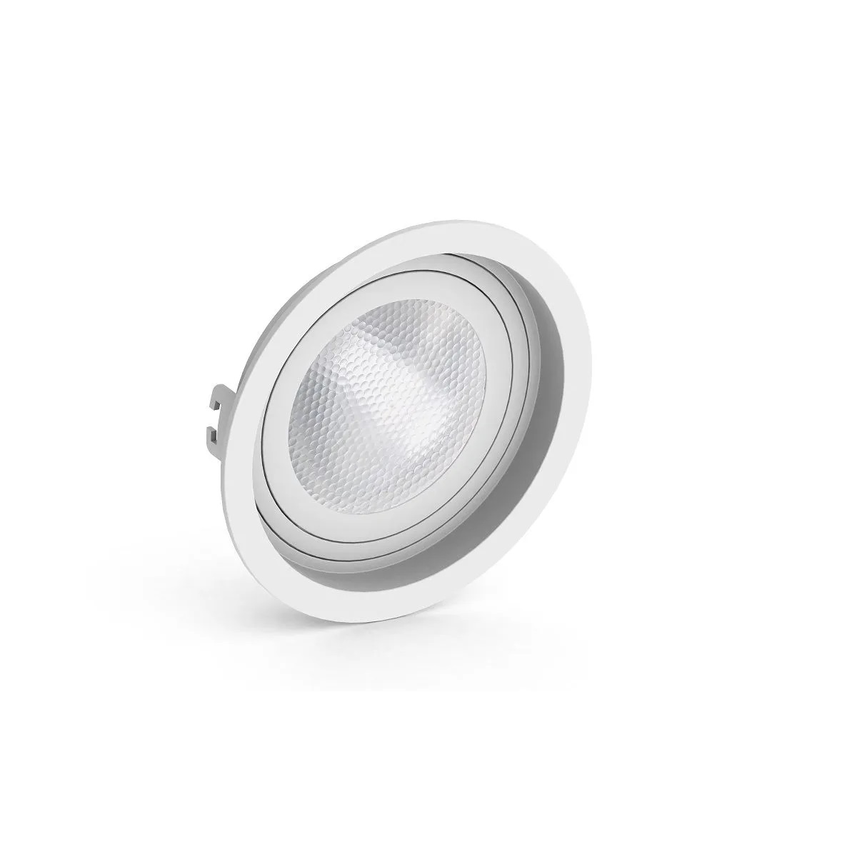 EMBUTIDO PAR30 REDONDO BRANCO C/RECUO PLAST SAVE