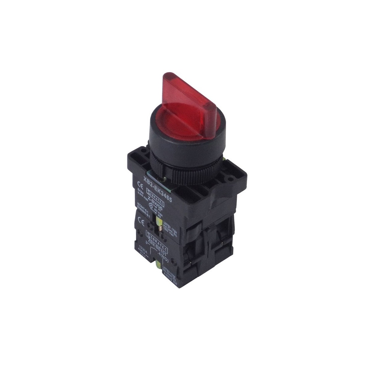 BOTAO SELETOR 3 POSICAO ILUMINADO C/NA+NF VM 24V SIBRATEC