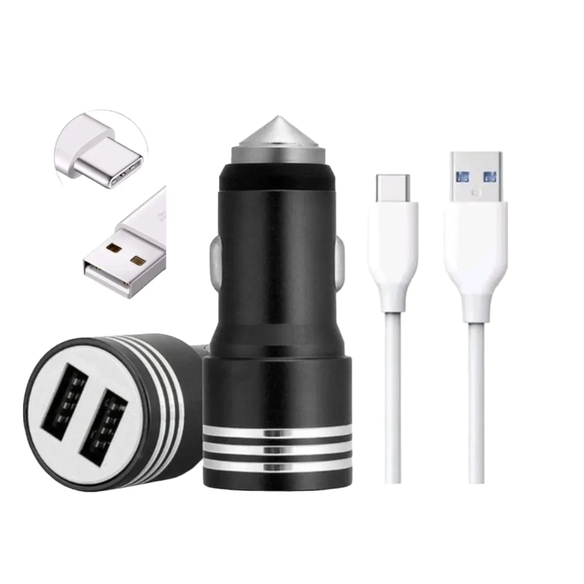 CARREGADOR VEICULAR USB 3,4A