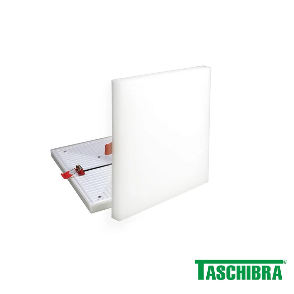 PLAFON LED FRAMELESS 24W QUADRADO 6500K EMBUTIR/SOBREPOR TASCHIBRA