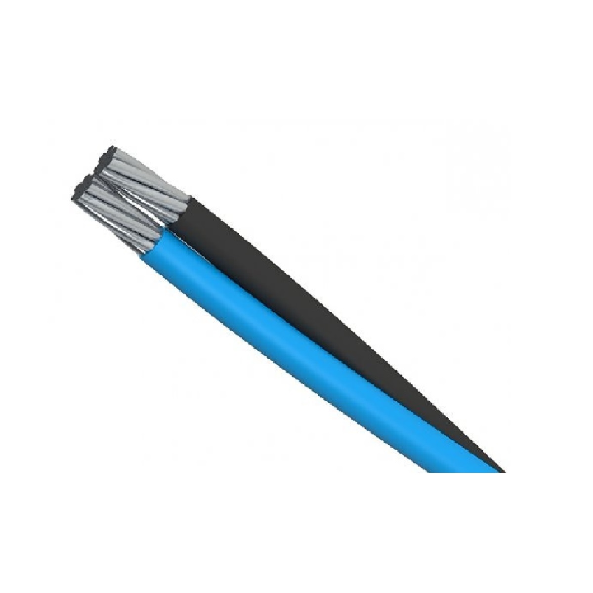 CABO ALUMINIO NEUTRO AZUL   DUPLEX 1X1X10MM XLPE 90 MULTIPLEXADO