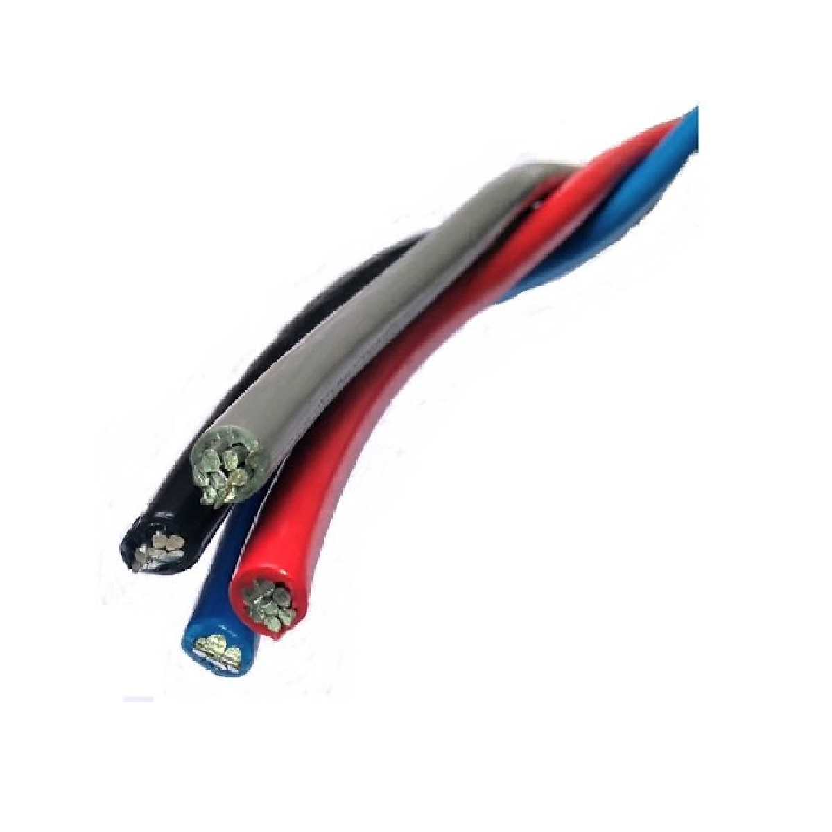 CABO ALUMINIO NEUTRO AZUL QUADRUPLEX 3X1X10MM XLPE 90 MULTIPLEXADO