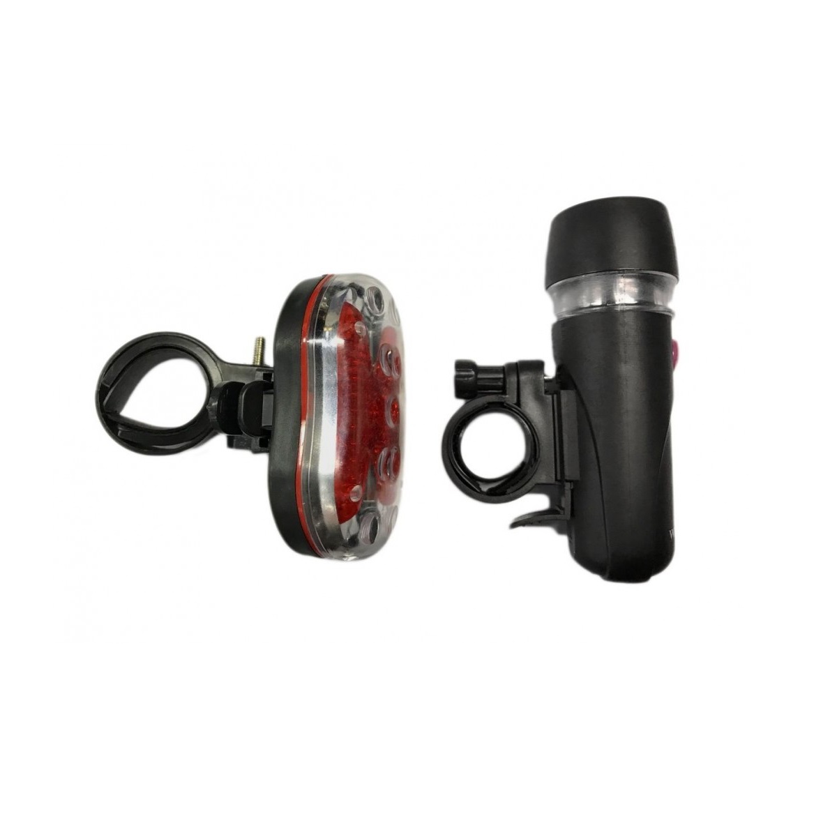 KIT SINALIZADOR+LANTERNA LED P/BICICLETA TASCHIBRA