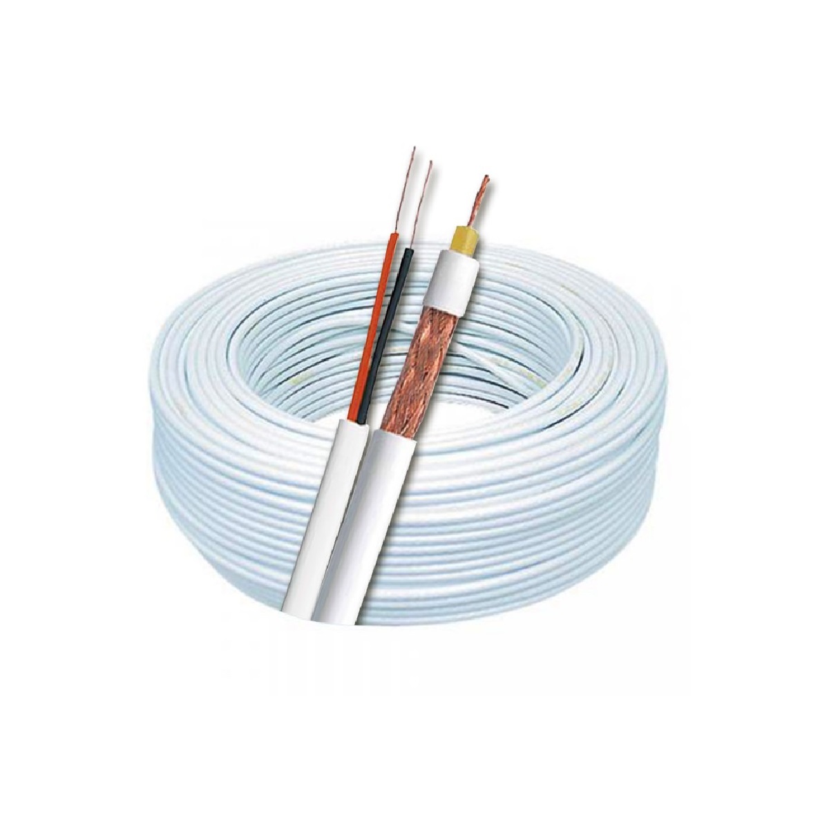 CABO COAXIAL 4MM+2X26 80% FLEX COBRE BOBINA