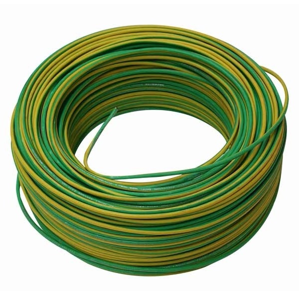 CABO FLEXIVEL  4   MM VERDE /AMARELO  BRASILEIRINHO 750V