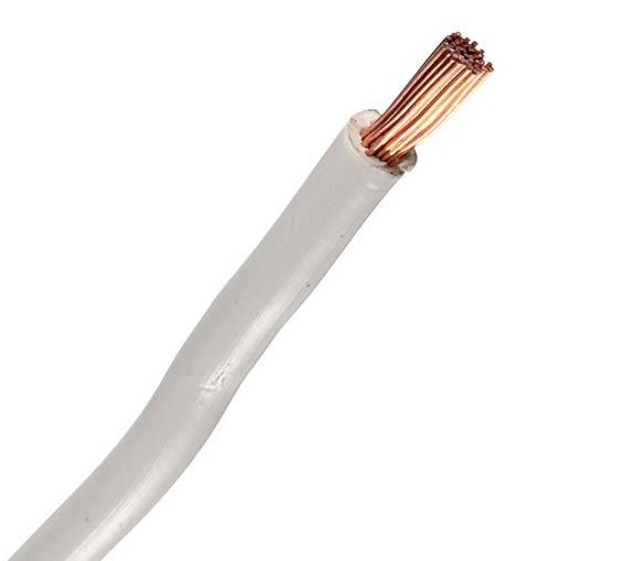 CABO FLEXIVEL 10   MM BRANCO  750V ROLO