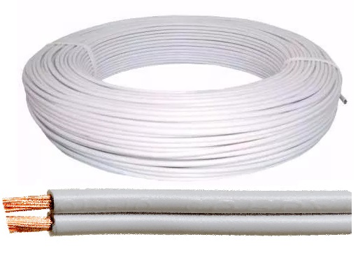 FIO PARALELO  2X 1,5 MM  BRANCO BOBINA