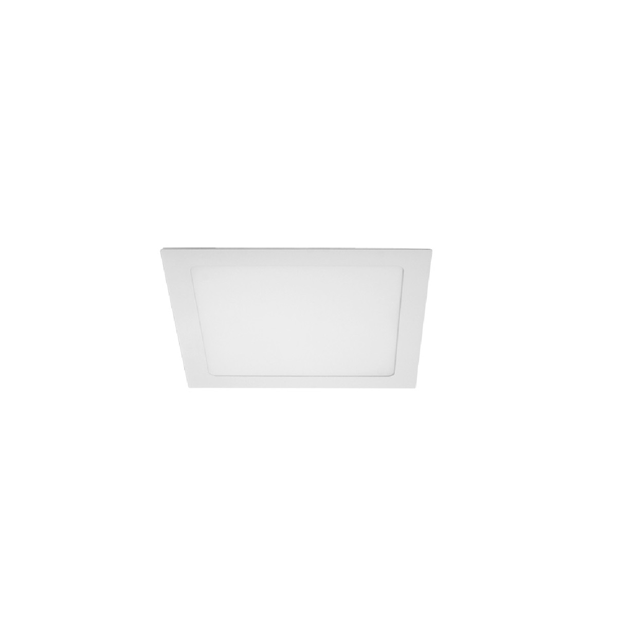 PLAFON LED QUADRADO 3000K 36W LYS 40X40 EMBUTIR - TASCHIBRA