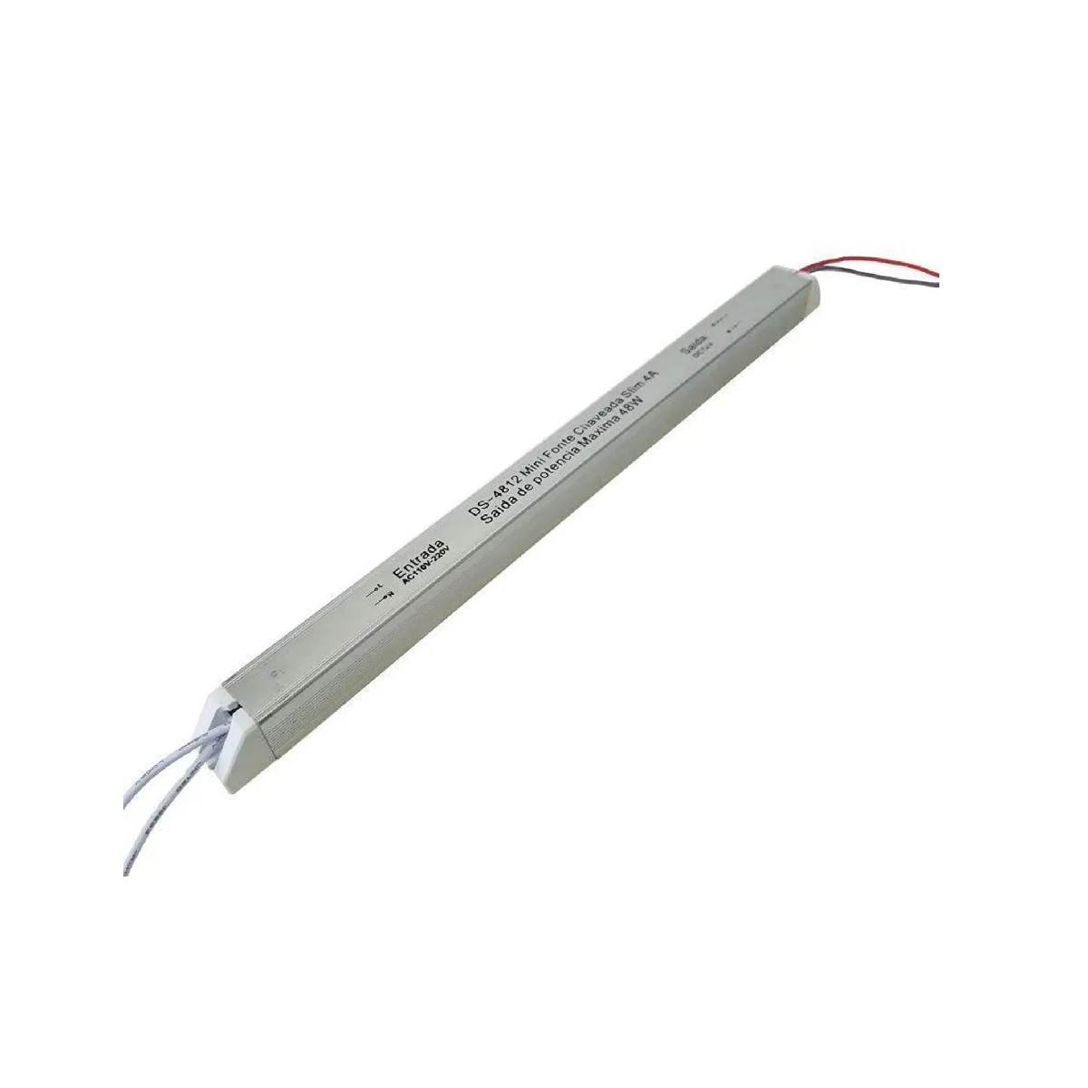 FONTE SLIM P/ FITA DC12V  4A/48W BIVOLT NORDECOR