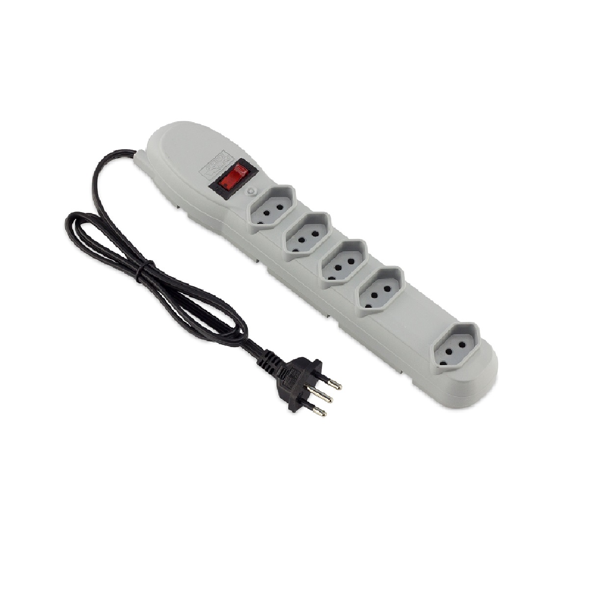 FILTRO DE LINHA RÉGUA 5 TOMADAS PRETO - FORCE LINE FR