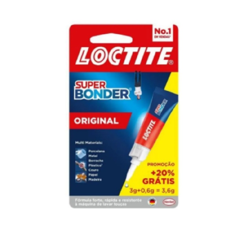 ADESIVO INSTANTANEO SUPER BONDER 6 GRAMAS