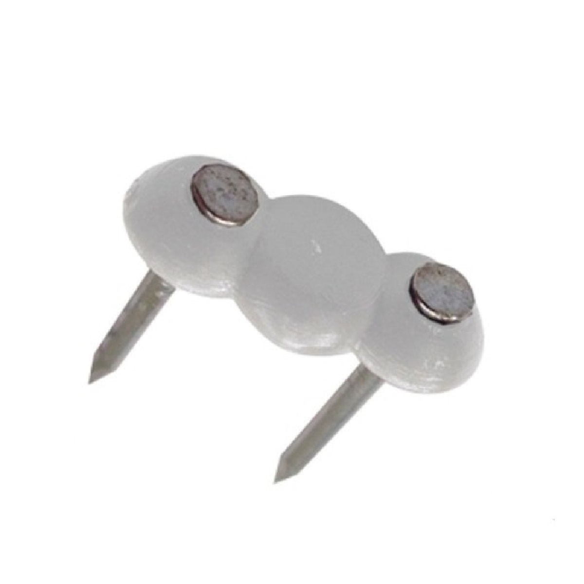 GRAMPO MONTADO BRANCO PACOTE COM 15 UNIDADES (ATÉ 2 X 2,5MM) RIBEIRO