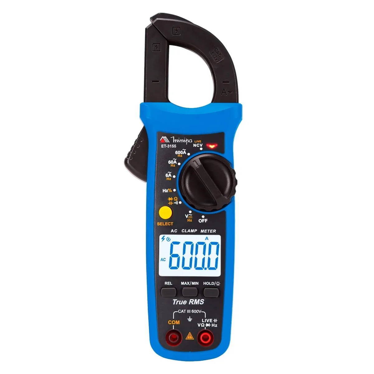 ALICATE AMPERIMETRO DIGITAL ET-3155 - MINIPA