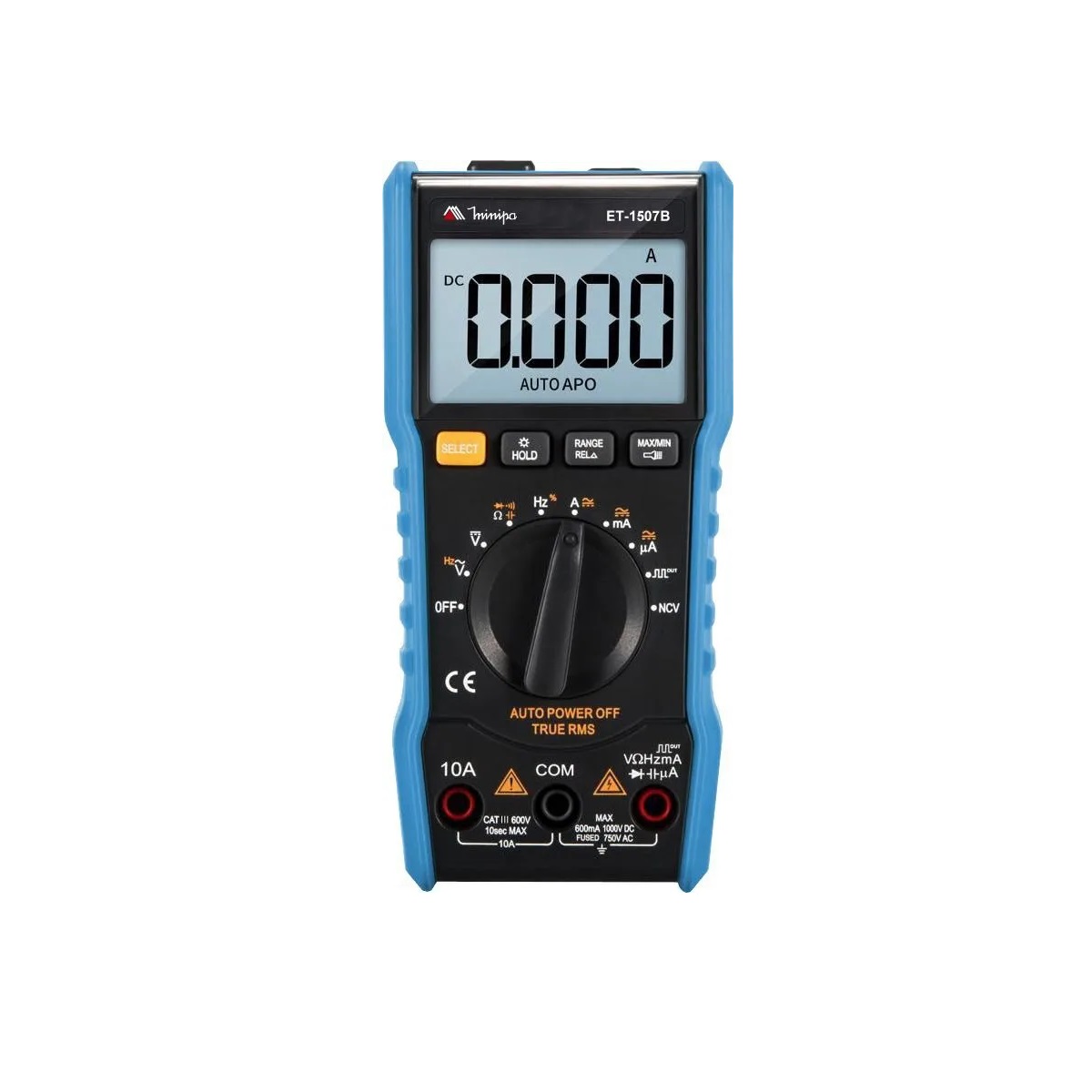 MULTIMETRO DIGITAL CAT III 600V  ET-1507B - MINIPA