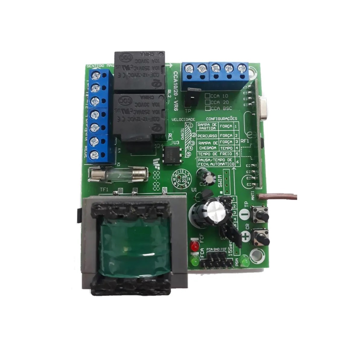PORTÃO PLACA DE COMANDO CCA-10 RCG