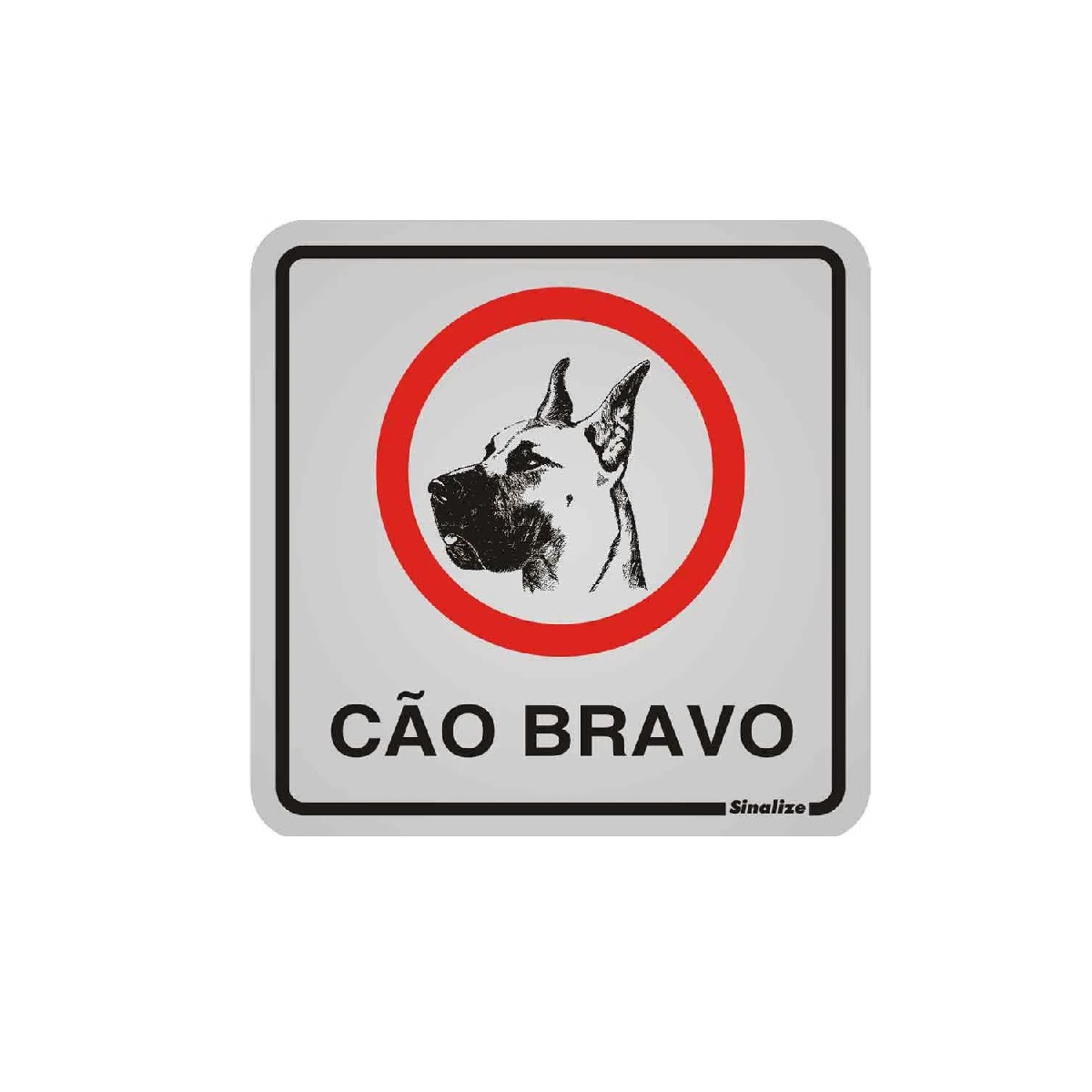 PLACA IDENTIFIQUE-SE PELO INTERFONE 15X20