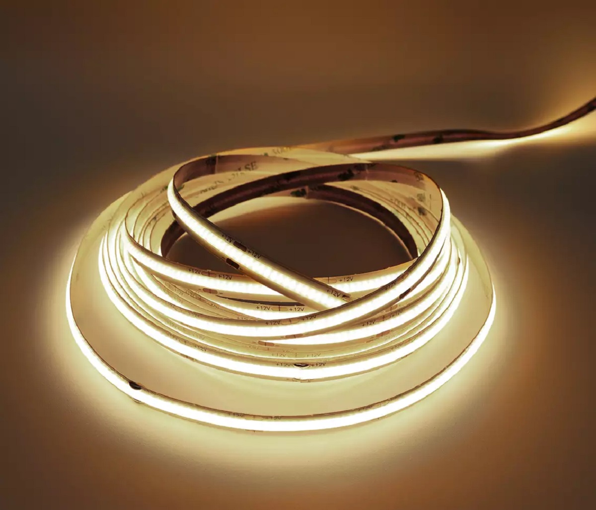 FITA LED ROLO 12V COB 3000K 10W 320L/M IP20