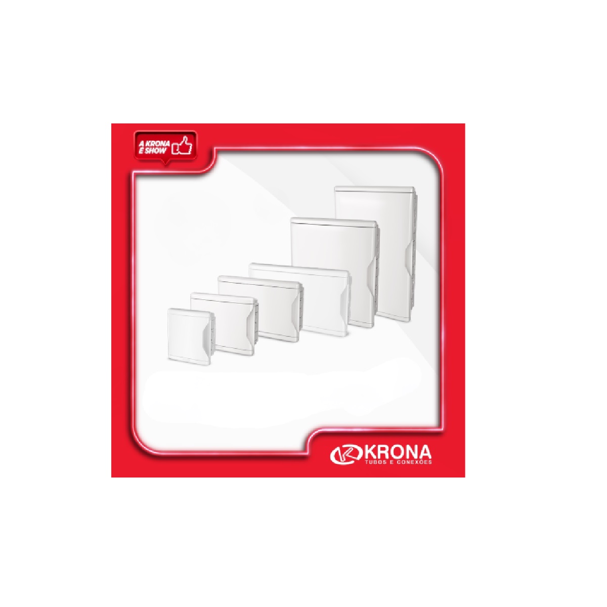 QUADRO TELEFONE VDI SOBREPOR 30X20 - KRONA